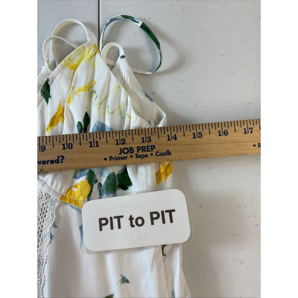 Anthropologie Lace Button-Front Slip‎ Dress Sz 2 Beach Spring Boho - Picture 10 of 12